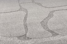 Kusový koberec Organica grey kruh