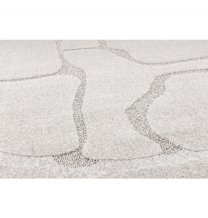 Kusový koberec Organica light grey kruh