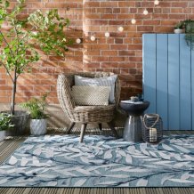 Kusový koberec Plaza Willow Blue – na ven i na doma