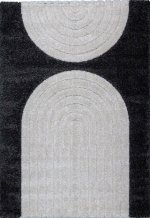 Kusový koberec Rangpur 65203 699 krémovo-černý