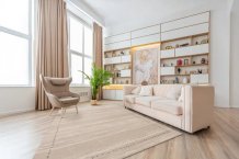 Kusový koberec Sabio beige