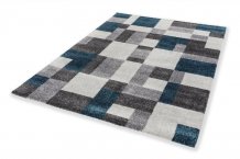 Kusový koberec Savona 191020 Squares Petrol