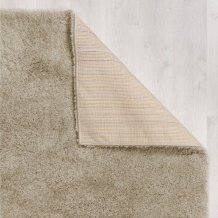 Kusový koberec Shaggy Teddy Natural čtverec