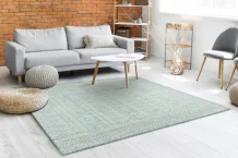 Kusový koberec Sion Sisal Aztec 22184 green/blue/ecru – na ven i na doma