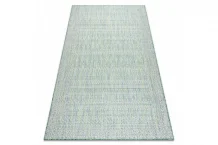 Kusový koberec Sion Sisal Aztec 22184 green/blue/ecru – na ven i na doma
