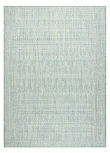 Kusový koberec Sion Sisal Aztec 22184 green/blue/ecru – na ven i na doma