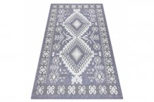 Kusový koberec Sion Sisal Aztec 3007 blue/pink/ecru – na ven i na doma