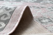 Kusový koberec Sion Sisal Aztec 3007 pink/ecru