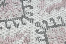 Kusový koberec Sion Sisal Aztec 3007 pink/ecru – na ven i na doma