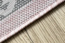 Kusový koberec Sion Sisal Aztec 3007 pink/ecru – na ven i na doma