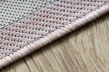 Kusový koberec Sion Sisal Labirinth 22376 pink/ecru