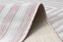 Kusový koberec Sion Sisal Labirinth 22376 pink/ecru