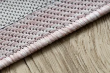 Kusový koberec Sion Sisal Labirinth 22376 pink/ecru – na ven i na doma
