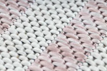 Kusový koberec Sion Sisal Labirinth 22376 pink/ecru – na ven i na doma