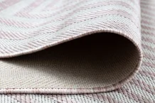 Kusový koberec Sion Sisal Labirinth 22376 pink/ecru – na ven i na doma