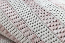 Kusový koberec Sion Sisal Labirinth 22376 pink/ecru – na ven i na doma