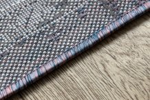 Kusový koberec Sion Sisal Ornament 2832 blue/pink/ecru – na ven i na doma