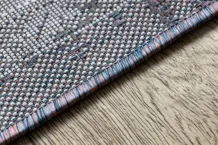 Kusový koberec Sion Sisal Ornament 2832 blue/pink/ecru – na ven i na doma