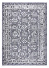 Kusový koberec Sion Sisal Ornament 2832 blue/pink/ecru – na ven i na doma