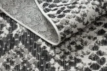 Kusový koberec Sion Sisal Snake`s skin 22162 ecru/black – na ven i na doma