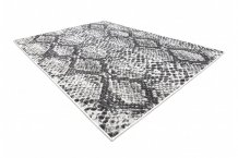 Kusový koberec Sion Sisal Snake`s skin 22162 ecru/black – na ven i na doma