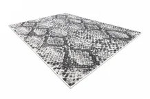 Kusový koberec Sion Sisal Snake`s skin 22162 ecru/black – na ven i na doma
