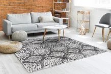Kusový koberec Sion Sisal Snake`s skin 22162 ecru/black – na ven i na doma