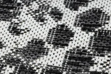 Kusový koberec Sion Sisal Snake`s skin 22162 ecru/black – na ven i na doma