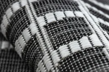 Kusový koberec Sion Sisal Trellis 22144 black/ecru – na ven i na doma