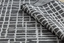 Kusový koberec Sion Sisal Trellis 22144 black/ecru – na ven i na doma