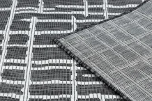 Kusový koberec Sion Sisal Trellis 22144 black/ecru – na ven i na doma