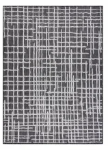 Kusový koberec Sion Sisal Trellis 22144 black/ecru – na ven i na doma