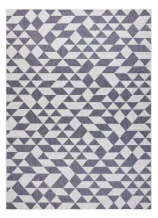 Kusový koberec Sion Sisal Triangles 22373 ecru/blue-pink – na ven i na doma