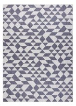 Kusový koberec Sion Sisal Triangles 22373 ecru/blue-pink