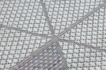 Kusový koberec Sion Sisal Triangles B3006A ecru/pink – na ven i na doma
