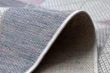 Kusový koberec Sion Sisal Triangles B3006A ecru/pink – na ven i na doma
