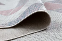 Kusový koberec Sion Sisal Triangles B3006A ecru/pink – na ven i na doma