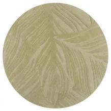 Kusový koberec Solace Lino Leaf Sage kruh