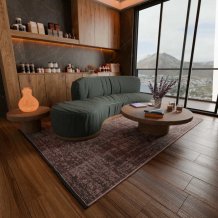 Kusový koberec State 01 LLL hnědofialový