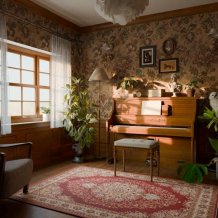 Kusový koberec Trenton 15037 210 červený