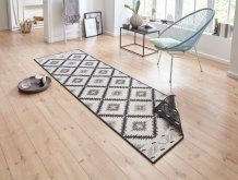 Kusový koberec Twin Supreme 103429 Malibu black creme – na ven i na doma