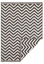 Kusový koberec Twin Supreme 103433 Palma black creme – na ven i na doma