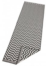 Kusový koberec Twin Supreme 103433 Palma black creme – na ven i na doma