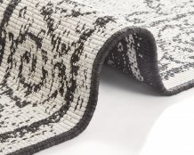 Kusový koberec Twin Supreme 103868 Cebu Black/Cream – na ven i na doma