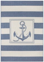 Kusový koberec Twin Supreme 104143 Blue/Cream – na ven i na doma