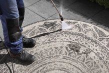 Kusový koberec Twin Supreme 104164 Siruma Grey/Cream kruh – na ven i na doma