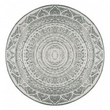 Kusový koberec Twin Supreme 104167 Siruma Green/Cream kruh – na ven i na doma