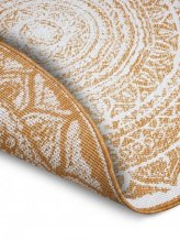 Kusový koberec Twin Supreme 105799 Ochre kruh – na ven i na doma
