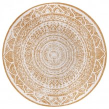 Kusový koberec Twin Supreme 105799 Ochre kruh – na ven i na doma