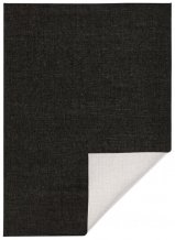 Kusový koberec Twin-Wendeteppiche 103096 black cream – na ven i na doma